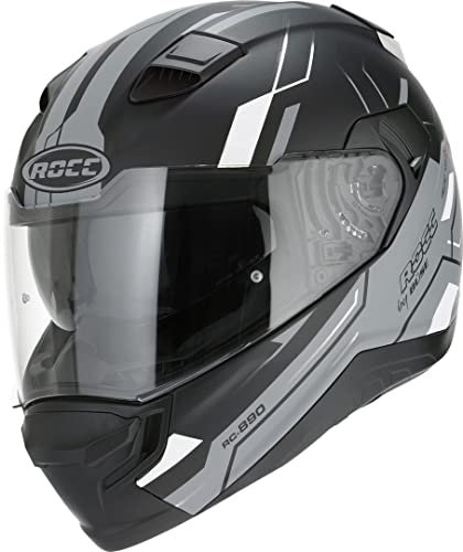 ROCC 891 Helm (Black Matt/Grey,M (57/58))