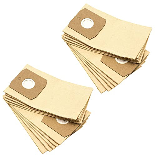 vhbw 20x sacchetto compatibile con Daewoo RC-3204, RC-320, RC-3006 S, RC-3006 B, RC-300 S/YL aspirapolvere - 27,5cm x 16,5cm color sabbia