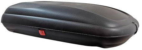 Dachbox VDP-BA400 + Relingträger CRV135 kompatibel mit Volkswagen Sharan II ab 10