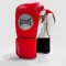 Geezers Halo Training/Sparring Boxing Gloves - Hook & Loop (RED/WHITE/GOLD, 16OZ)