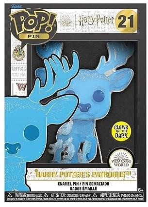 Funko Large Enamel Pin Harry Potter: Patronus | Official Fantasy Merch - Collectable Toy - Birthday Gift Idea for Fans and Collectors