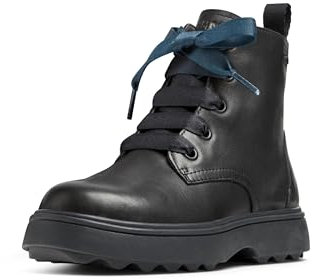 Camper Norte K900150, Botín con Cordones Unisex niños, Negro 019, 33 EU