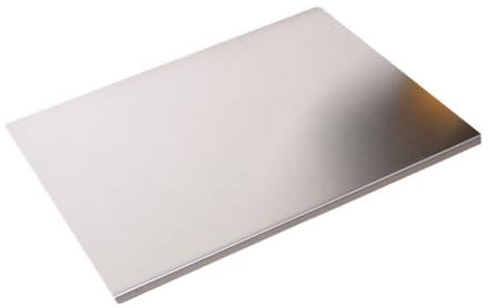 Tagliere in acciaio 40 x 30 cm, tagliere multifunzione per e carne, tagliere da cucina