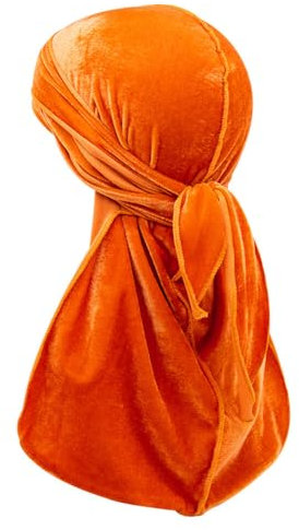 ISAKEN Piraten-Kopftuch, Piratentuch Bandana Cap Durag Sport Kopfbedeckung Kopftuch Absorbiert Schweiß Kopftuch Unterhelm Piratenkappe mit Langem Herren Mütze Wave Durags