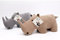 Door Wedge Stoppers Stop Animal Indoor for All Type of Surfaces Floor Anti Skid & Heavy Duty - Rhino Doorstop | Any Random Color Will Deliver (Assorted)