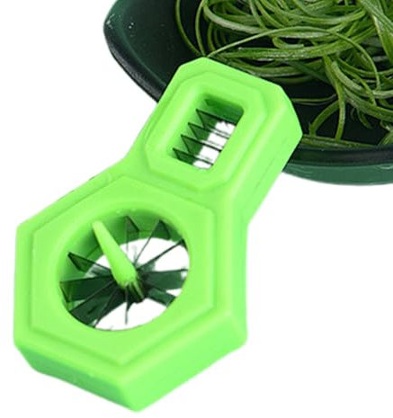 Coupe-oignon vert, coupe-oignon en fleurs | Coupe-oignons manuel en acier inoxydable - Trancheuse à oignon à ressort compacte, râpes multifonctions pour la maison, fournitures de Restaurants