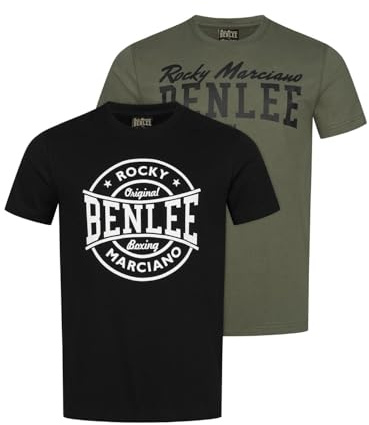 BENLEE Herren T-Shirt Normale Passform Doppelpack DARCUT