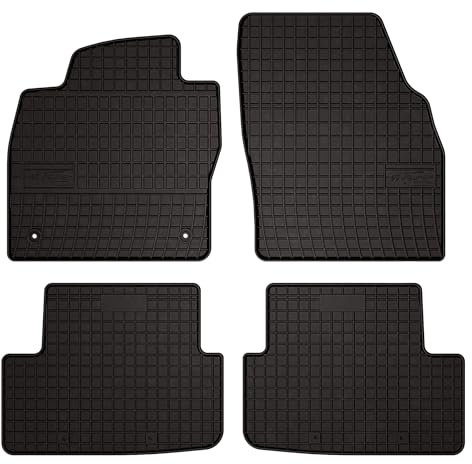 Wielganizator SolidPRO Gummimatten passend für Skoda Fabia IV (2021-) | Qualität: Premium - Genaue Passform, rutschfest 4-teilig Fußmatten- Schwarz