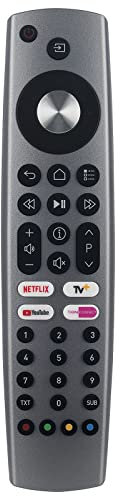 AULCMEET TS9187R Telecomando di Ricambio Compatibile con Smart TV OLED Grundig 4K TS9187R RC4353902/01 RC4353922
