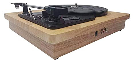 Record players Retro, am fm radio 33/45/78 RPM Record Player Antique Gramophone Turntable Disc Vinyl RCA Headphone Jack W(Record players) kxtmm