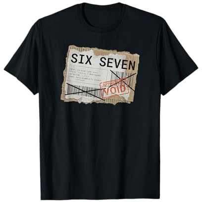 Six Seven Definition Design Viraler Meme Trend T-Shirt