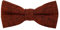 DonDon Herren Fliege 12 x 6 cm Baumwolle gebunden und längenverstellbar orange schwarz