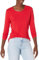 Amazon Essentials Women's Regular-Fit Long-Sleeve Crewneck T-Shirt (Available in Plus Size), Cherry Red, M