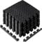 Yes4All KAL0 Tappeto ad incastro 12SQFT, 1,1 m² (12 piastrelle), nero