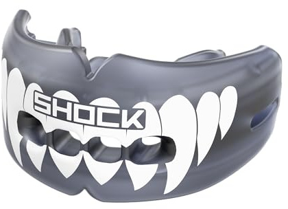 Shock Doctor Protège-dents orthodontique pour appareils de sport, protège-dents supérieur et inférieur pour crosse, hockey, baseball, football