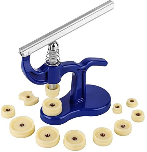 YORKING Watch Press Set 13PCS Watch Back Case Press Opener Crystal Glass Closer Fitting Repair Tool