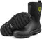 TIDEWE Gummistiefel für Herren, 5,5 mm, Neopren, isolierte Regenstiefel mit Stahlschaft, wasserdicht, mittelhohe Jagdstiefel, stabile Gummi-Arbeitsstiefel für Landwirtschaft, Gartenarbeit, Angeln