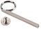 Alnicov 75 mm Trompetenventilschieber Fingerring und Schraube für Trompetenersatz, Silber