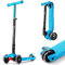 IMMEK Kinderroller 3 Räder Faltbar für Kinder Roller ab 3-12 Jahre Kleinkind Scooter für Jungen und Mädchen mit 3 PU LED Räders, Verstellbare Lenker und Maximale 50 KG