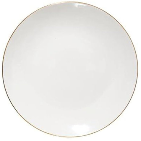 Secret de Gourmet - Lot de 6 Assiettes à Dessert Petit Salon 19cm Blanc