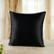 Townssilk 19 Momme 100% Seide Kissenbezug 1 Stück 60x60cm Schwarz