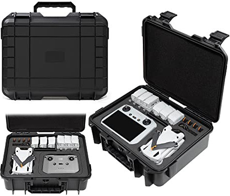 ZJRXM Koffer für DJI Mini 3 Pro Drone Zubehör, Wasserdicht Hartschalenkoffer für DJI Mini 3 Pro Drone Zubehör