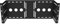 JINGCHENGMEI 4U Universal VESA LCD Monitor Mounting Bracket for 19 inches Server Rack or Cabinet, Black (MMB)