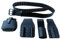 Leather Tool Belt with Hammer Holder, Ratchet,Spanner,Wrench Tool Pouch Tape Holster (Black)