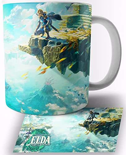 TusRelojes The Legend of Zelda Tears of the Kingdom Tasse en Céramique Blanche 325ml Mug