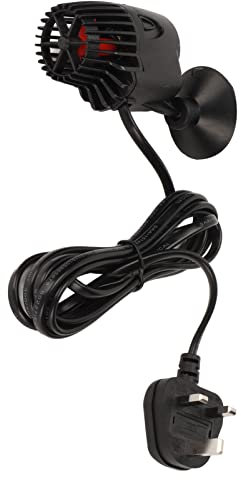 Aquarium Wave Maker Circulation Pump, UK Plug 220V Wear Resistant Circulating Water Temperature 3 in 1 Wave Pump 360 Degree Adjustable for Fish Tanks (ZY-100M)