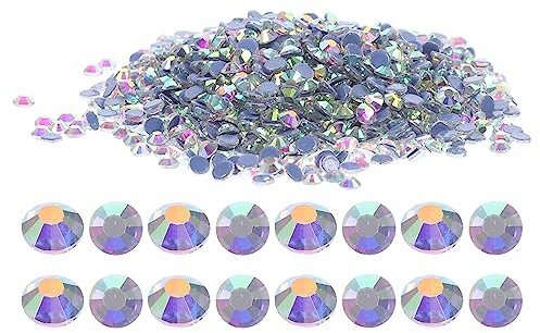 VICASKY 2880 punte per trapano con colla a melting, rotonde, per il fai da te, vasi di fiori, strass per scarpe, applicazioni, vetro