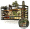 Deckenregal Hängend Weinregal, Große Kapazität Weinregal Hängender, Kann Hängend Oder An Der Wand Montiert, Einfache Art Mit Licht Weinregal Für Bar, Restaurant, Indoor (Black, 80 * 30 * 55+40cm)