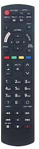 VINABTY Ersatz-Fernbedienung N2QAYB001180 Sub N2QAYB001211 N2QAYB001178 Suits for Panasonic LED TV TX-24FSW504 TX-32FSW504 TX-40FSW504 TX-32FSW504S