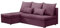 BROMARKT Ecksofa SERTA L-Form Schlafsofa Wohnlandschaft Links/Rechts Couch, Bettkasten,Schlaffunktion,viele Farbvarianten (Links, Rino 63 - Pflaume, h80 x t141 x b200 cm)