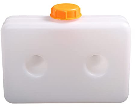 SHERPR Réservoir Gazole 5L, Réservoir de gaz Transparent résistant à la, Bidon de Stockage d'essence de réservoir de gaz Clair 5L avec 2 Trous pour boîte à Huile de Chauffage