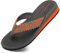 ChayChax Infradito Donna Zeppa Sandali da Spiaggia Leggero Ciabatte Estive Pantofole all’Aperto Antiscivolo, Arancia, 43 EU
