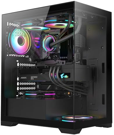 Fierce PC SUPER Gaming -AMD Ryzen 7 7800X3D 4.2-5GHz, RTX 4070 SUPER 12GB,32GB RAM DDR5 5600MHz,1TB NV3 M.2 NVME SSD,750W PSU,Liquid Cooler,Windows 11