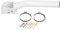 Support Starlink, Kit de sur Poteau en J D'antenne Satellite Starlink pour Installation sur Poteau, Mur ou Toit, pour Antennes TV, Points D'accès, Points D'accès,