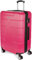 BRUBAKER Reisekoffer Miami - Erweiterbarer Hartschalen Rollkoffer mit Zahlenschloss, 4 Rollen und Komfort Tragegriffen - ABS Koffer 49 x 76,5 x 32 cm - Hartschalenkoffer (XL - Pink)