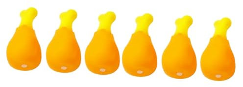 BESPORTBLE 6pcs Squeaky Chicken Drumstick Pet Toy Dog Squeaky Toy Chewing Dog Sound Pet Supplies