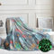 LXTOPN Kuscheldecke Kinder, Kuscheldecke Blau für Jungen und Mädchen, Decke Leuchtet im Dunkeln, Super Weiche und Warme Decke