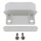 cyclingcolors Butée centrale en PVC blanc pour jalousie ou persienne fixation haute ou basse avec contreplaque et vis Volet roulant Store Butée Volet Accroche Bloque Protection