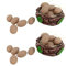 UPKOCH 2sätze Miniatur Ei Nest Ornament Set Teilig Zubehör Lifelike Dekoration Für Kleine Häuser Hochwertiges Design Mit Verarbeitung Für Miniatur-szenen