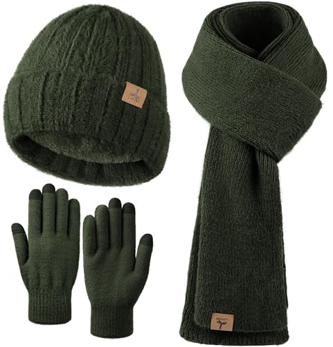 LOROME Damen Warmes Winter-Set Loromewh
