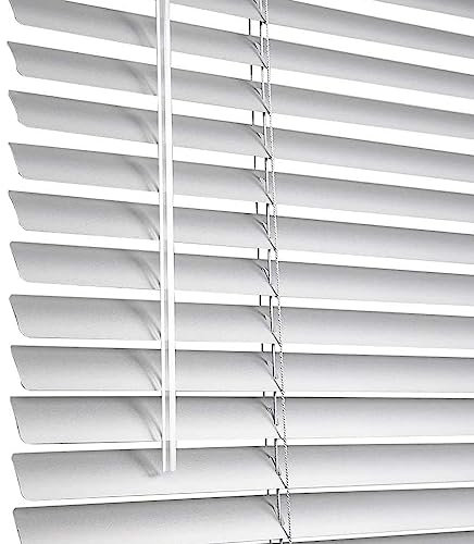 Persianas venecianas de aluminio para ventanas, persianas horizontales ajustables con filtro de luz y privacidad para dormitorio/cocina, tamaño 120 x 120 cm, protección solar y decoración