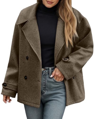 Trench Coat Femme Veste Mi Saison Manteau Courte Blouson Chic Cintré Peacoat Printemps Parka Casual Imperméable Court Jacket Été Caban Grande Taille Demi Ete