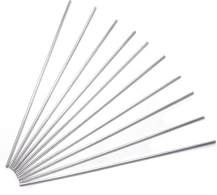 Fil de soudage en aluminium, Paquet de 10 baguettes soudage en alliage d'aluminium, diamètre 3.2mm/4.0mm for Machine électrique(Pure Aluminium,3.2mm)