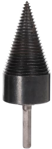 CORHAD Foret Conique en Acier Noir pour Fendeuse de Bûches Manuelle, Résistance aux Chocs Friction, pour Bois de Chauffage à Domicile