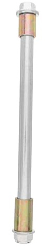 UKCOCO Asse Perno Ruota Posteriore Moto da Fuoristrada in Metallo Argento con Distanziale 18/22mm e Lunghezza 225mm, Compatibile e Facile da Installare per Dirt Bike Colore Casuale