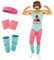 Fun Shack Aerobic Kostüm Herren, 80er Sport Outfit Herren, 80er Jahre Kostüm, Aerobic Anzug - M
